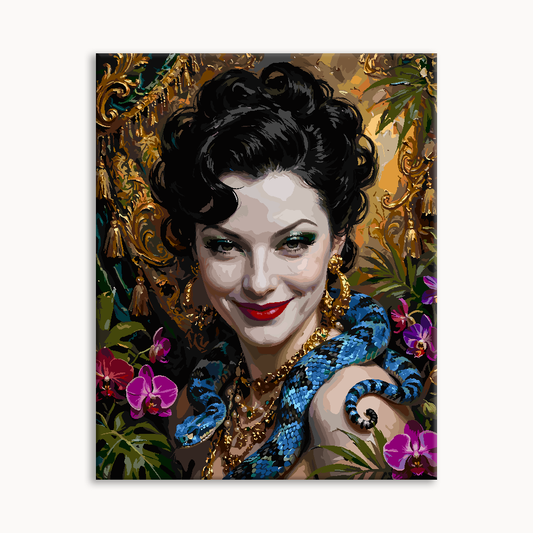 Dark Hair Flora
