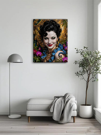 Dark Hair Flora