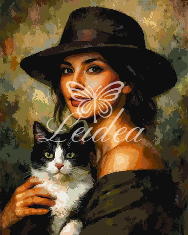 Dark Hat & Tender Cat Muse