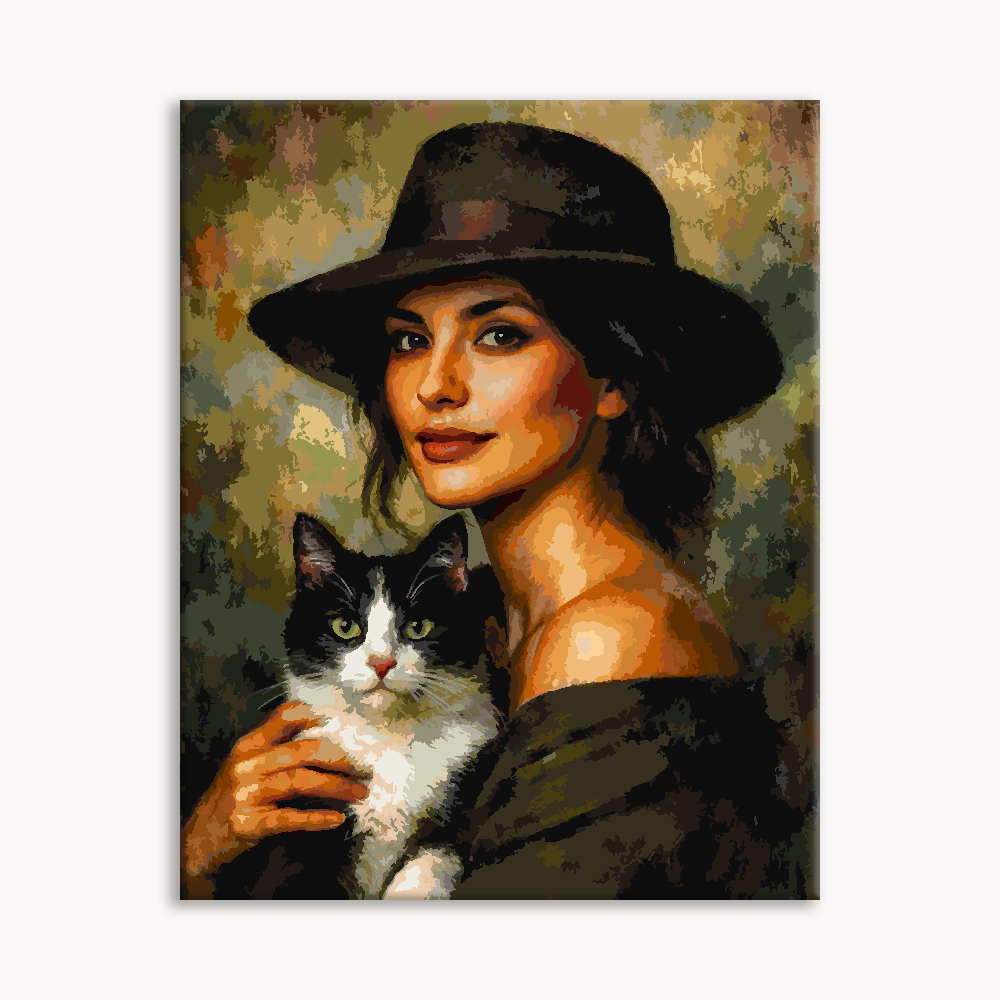 Dark Hat & Tender Cat Muse