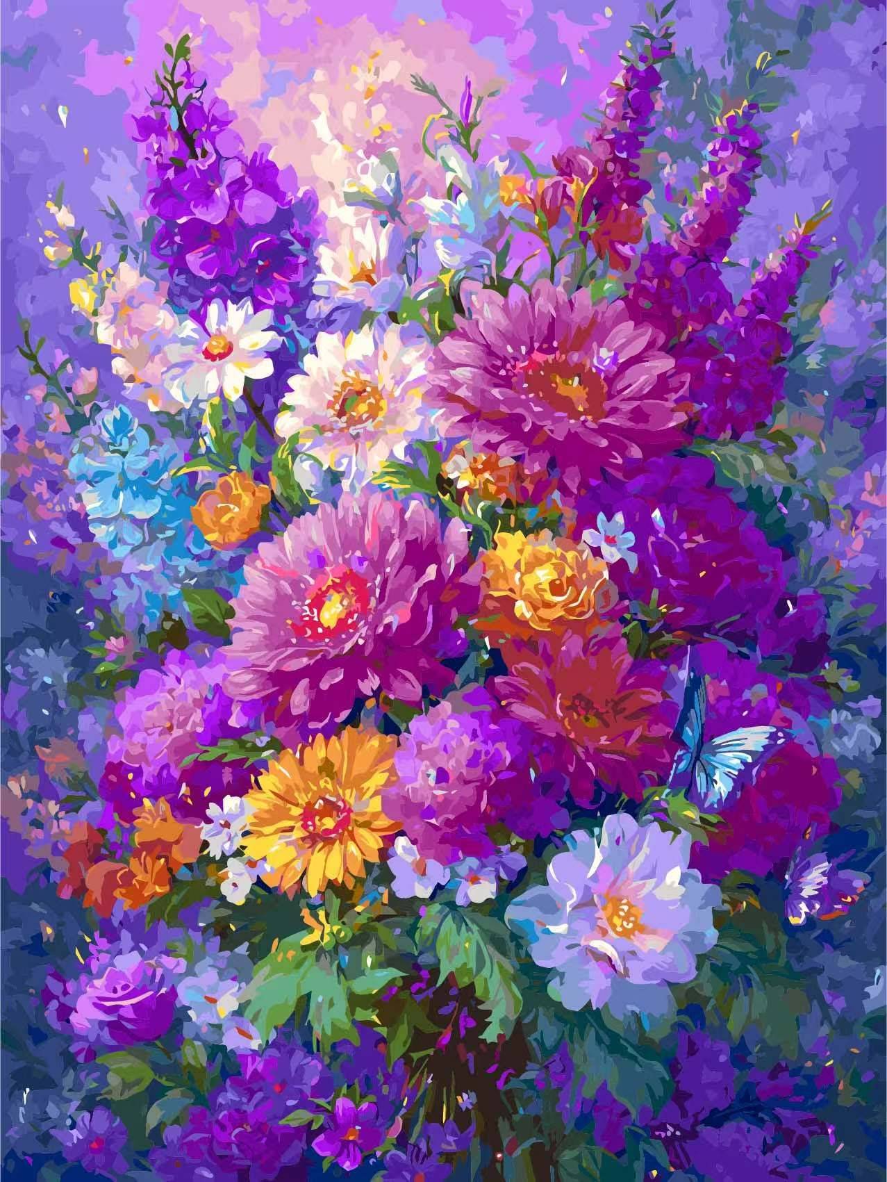 Dazzling Flower Clusters