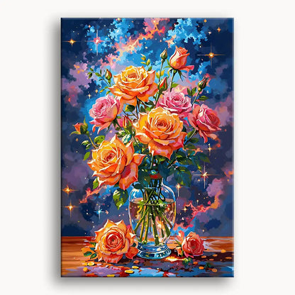 Dazzling Flowers in a Vase
