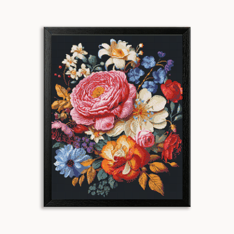 Dense flowers Diamond Painting 30/40 40/50 50/60