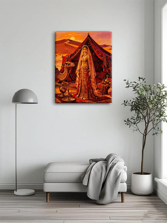 Desert Caravan Bride Paint By Numbers