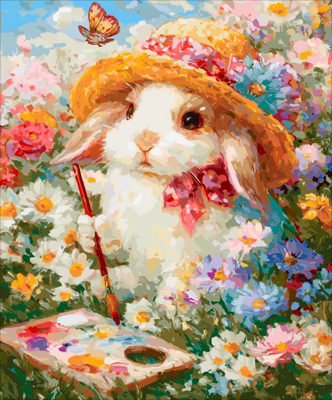 Drawing a Little Rabbit