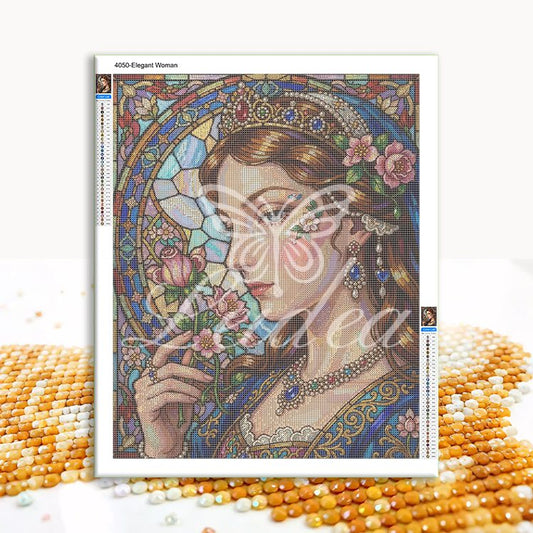 Elegant Woman Diamond Painting 30/40 40/50 50/60