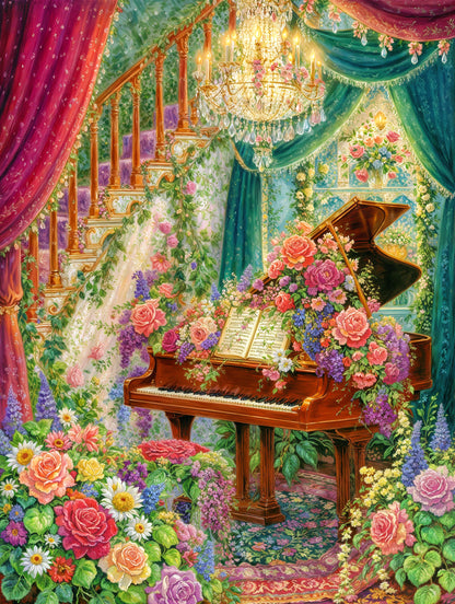 Elegant piano keys 1