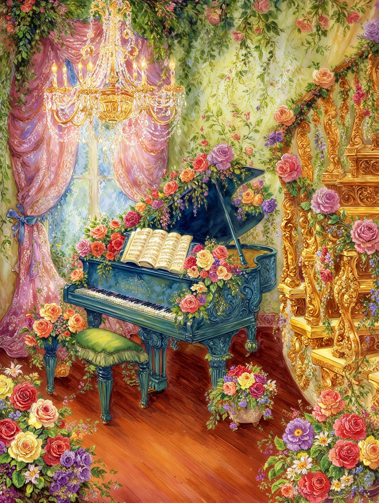 Elegant piano keys 3