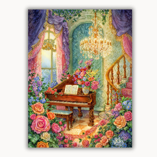 Elegant piano keys 4