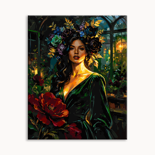 Emerald Lady Paint By Numbers