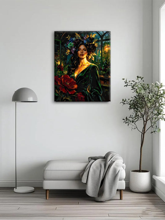 Emerald Lady Paint By Numbers