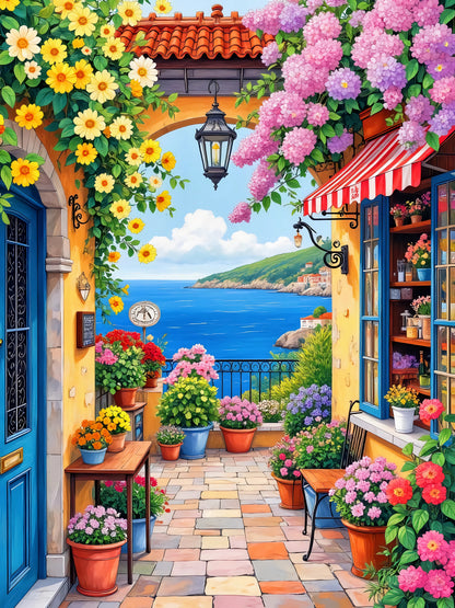 Encounter in the sea of flowers 1