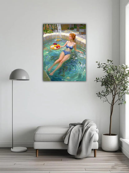 Enjoyable time in the hot springs 1