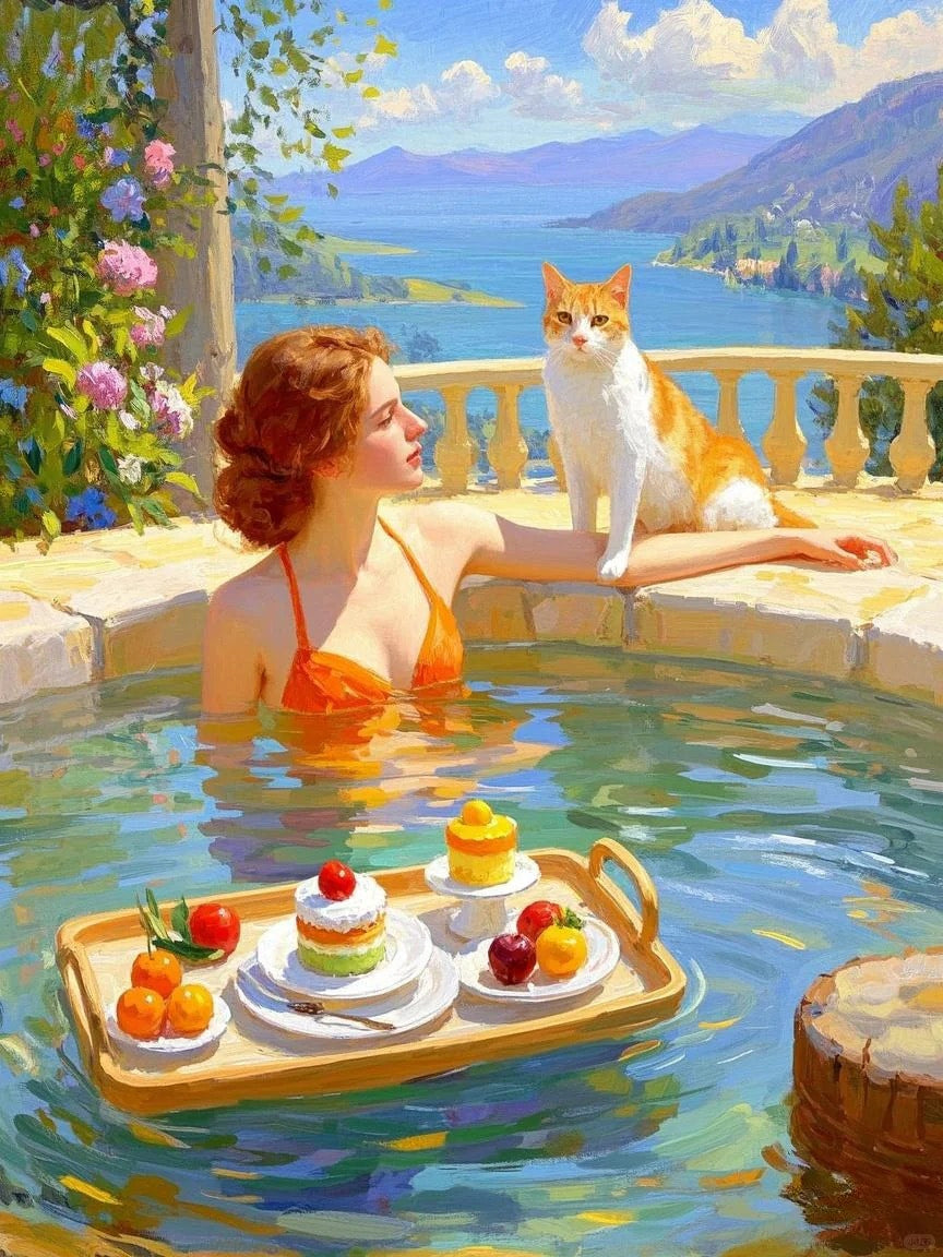 Enjoyable time in the hot springs 6