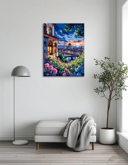 Evening City Lights