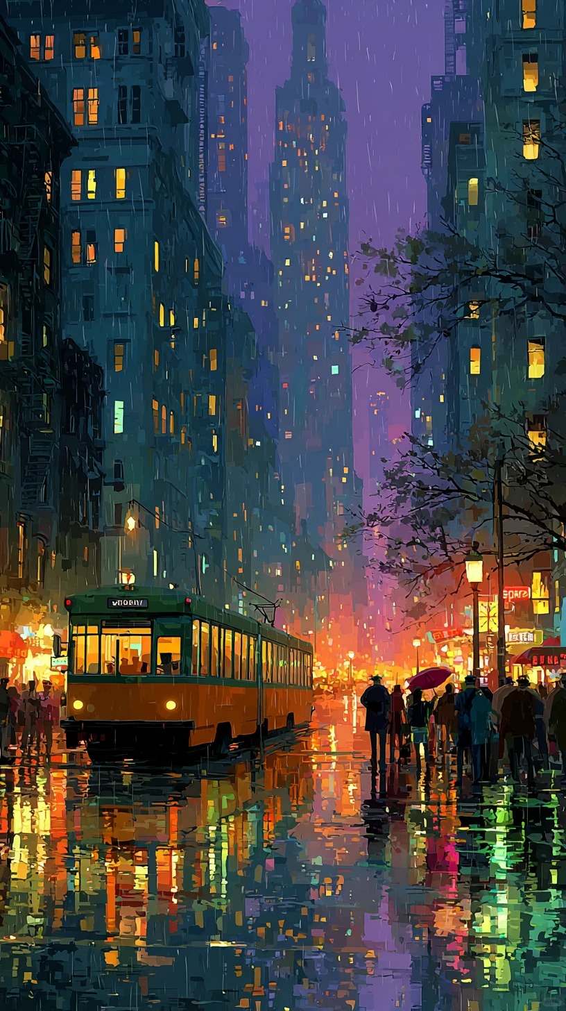 Falling in love with the rainy city 2