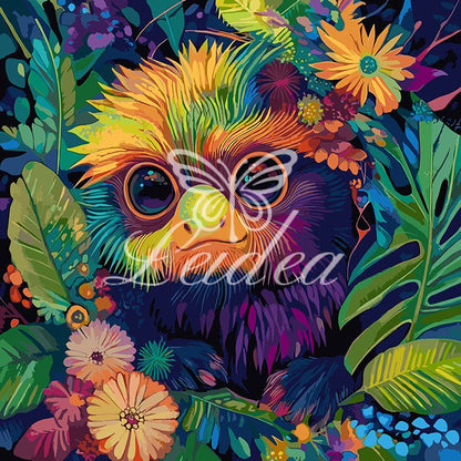 Feathered Bloom Owl