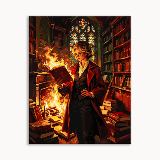 Firelight Tale Paint By Numbers