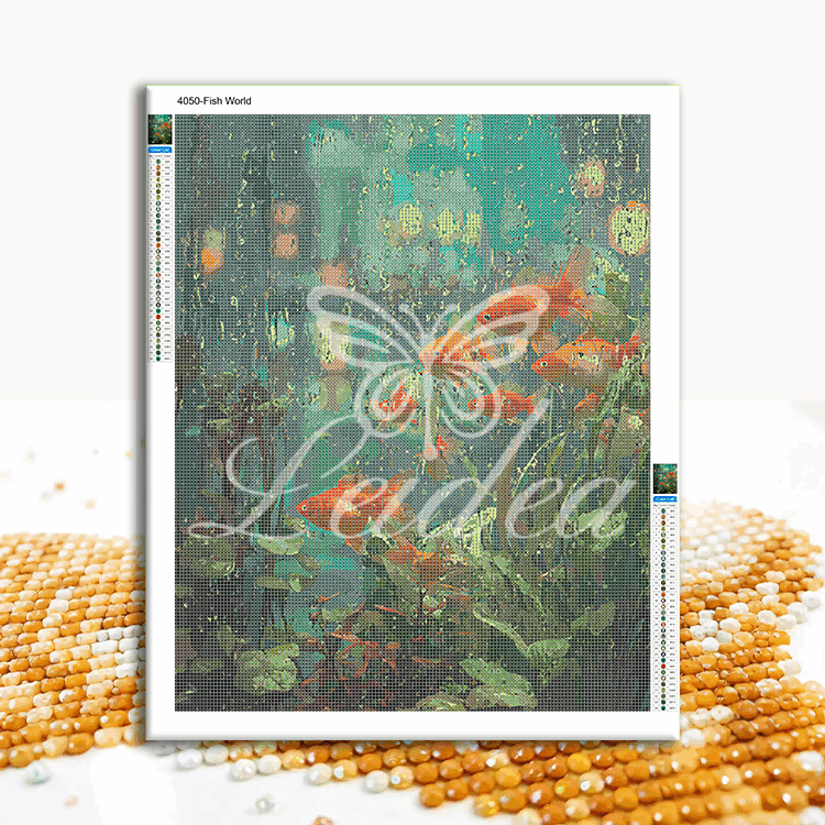 Fish World Diamond Painting 30/40 40/50 50/60