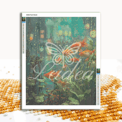 Fish World Diamond Painting 30/40 40/50 50/60