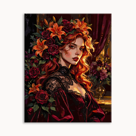 Flame Lily Paint By Numbers