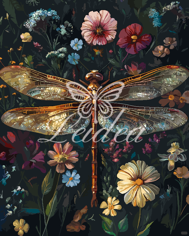 Floral Dragonfly