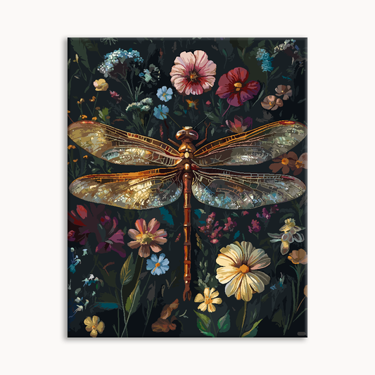 Floral Dragonfly