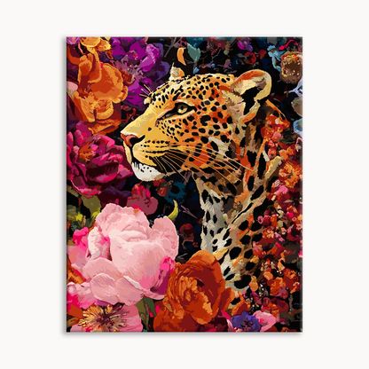Floral Leopard