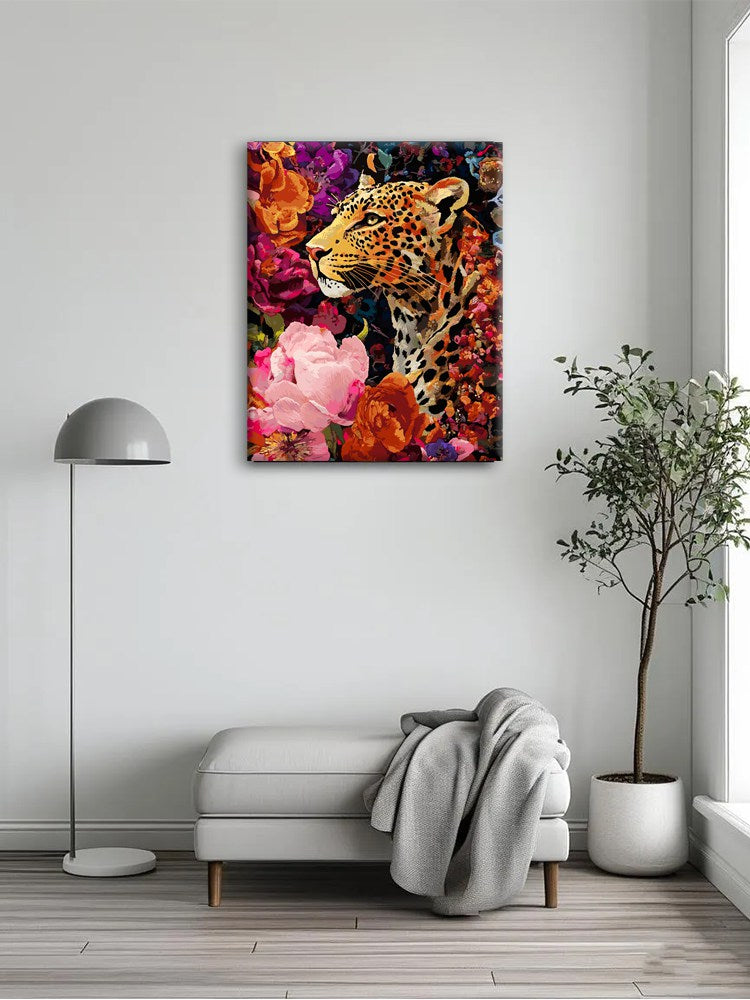 Floral Leopard