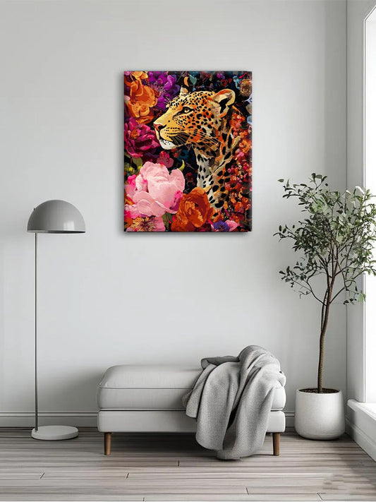 Floral Leopard