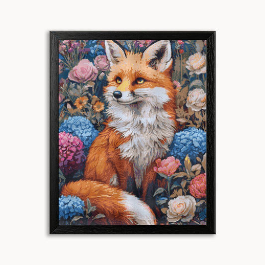 Flower Fox Diamond Painting 30/40 40/50 50/60