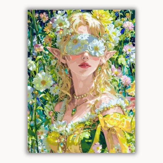 Flower Sleeping Elf