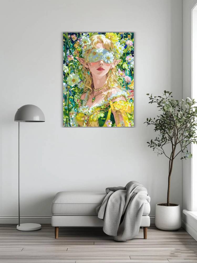 Flower Sleeping Elf