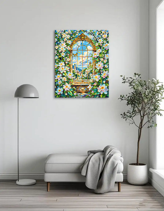 Flower Window View