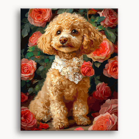 Flowering Cute Pet Dog