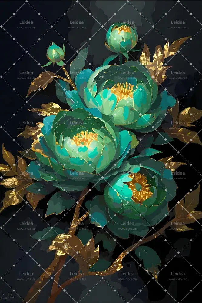 Flowers Blooming Green