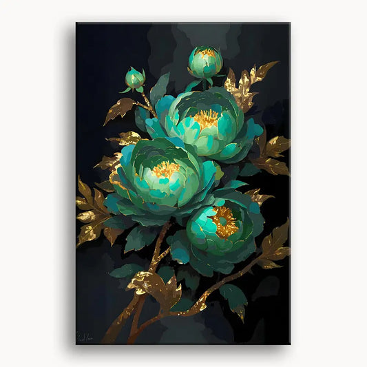 Flowers Blooming Green