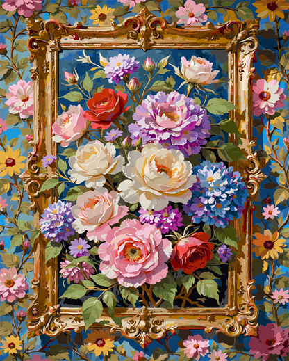 Flowers in the Photo Frame