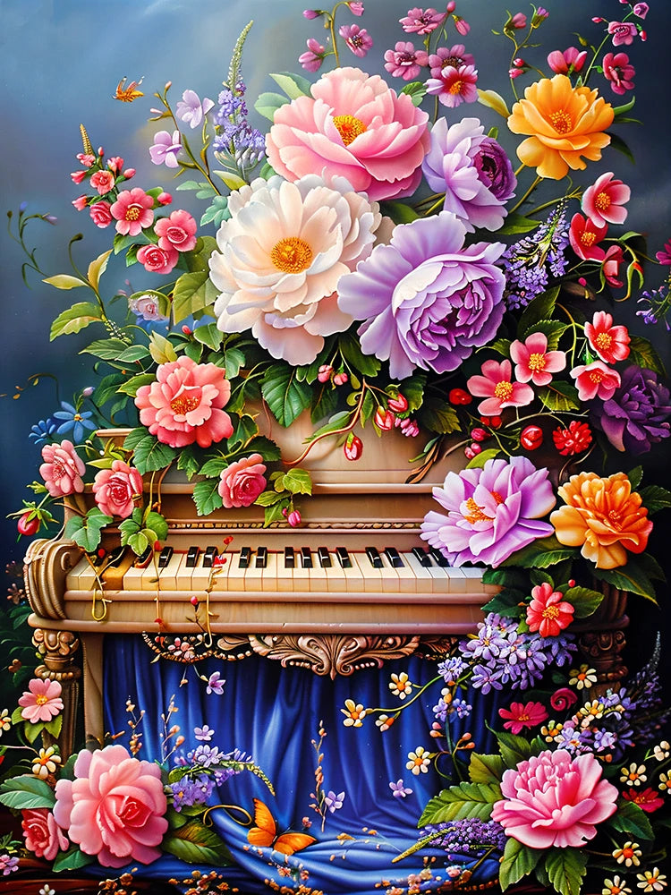 Piano in a Floral Symphony 1