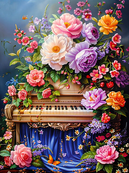 Piano in a Floral Symphony 1