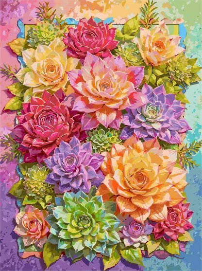 Flowery and succulent