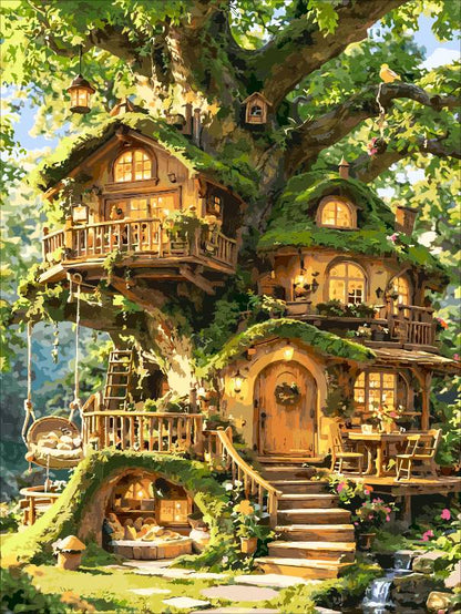 Forest Dwellings and Natural Objects