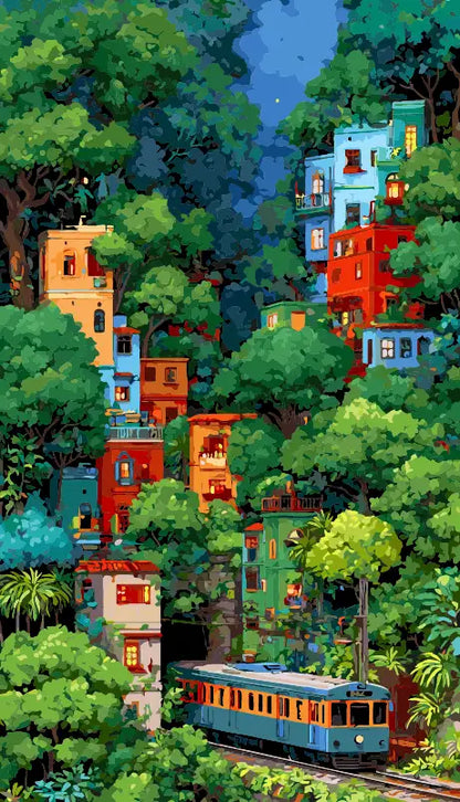 Forest town