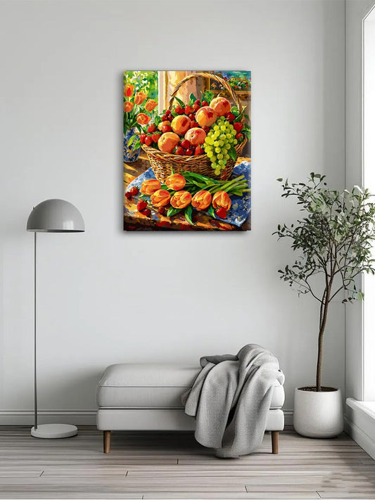 Fruit Flower Still Life Paint By Numbers
