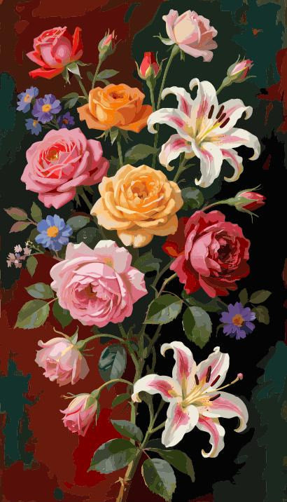 Gathering of flowers