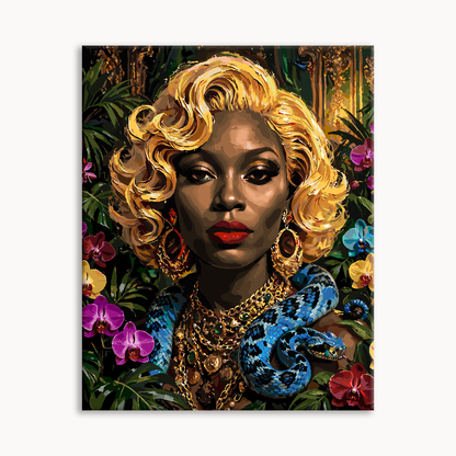 Gilded Flora Goddess