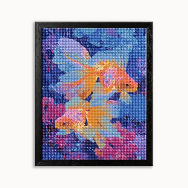 Glowing fish Diamond Painting 30/40 40/50 50/60