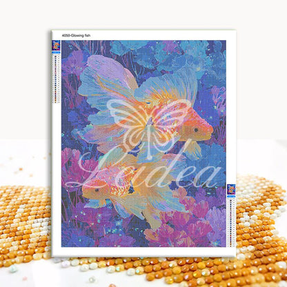 Glowing fish Diamond Painting 30/40 40/50 50/60