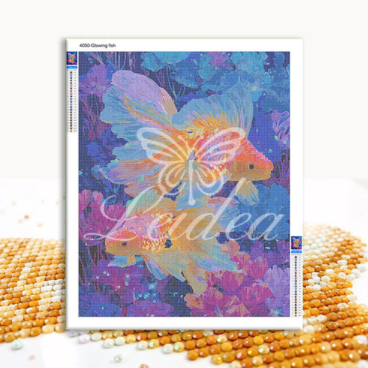 Glowing fish Diamond Painting 30/40 40/50 50/60