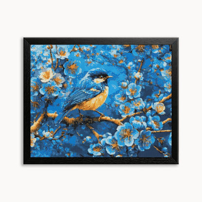 Ice Blue Sparrow Diamond Painting 30/40 40/50 50/60